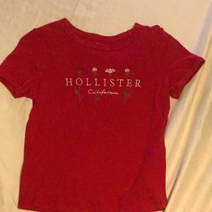 hollister red shirt